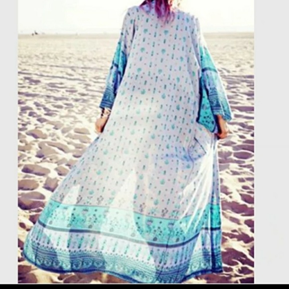 Gypsy Boho Kimono duster - Picture 2 of 5